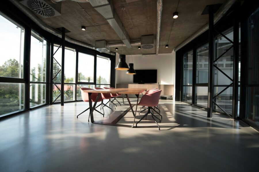 Meeting room in a consulting firm